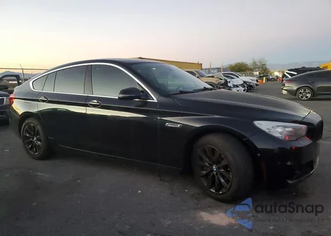 2014 BMW 550 Igt из США, поврежденный, VIN WBA5M6C55ED085936
